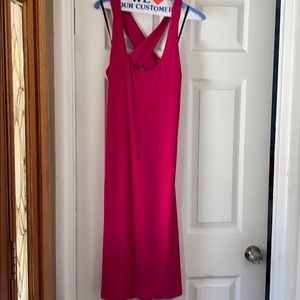 Calvin Klein hot pink dress